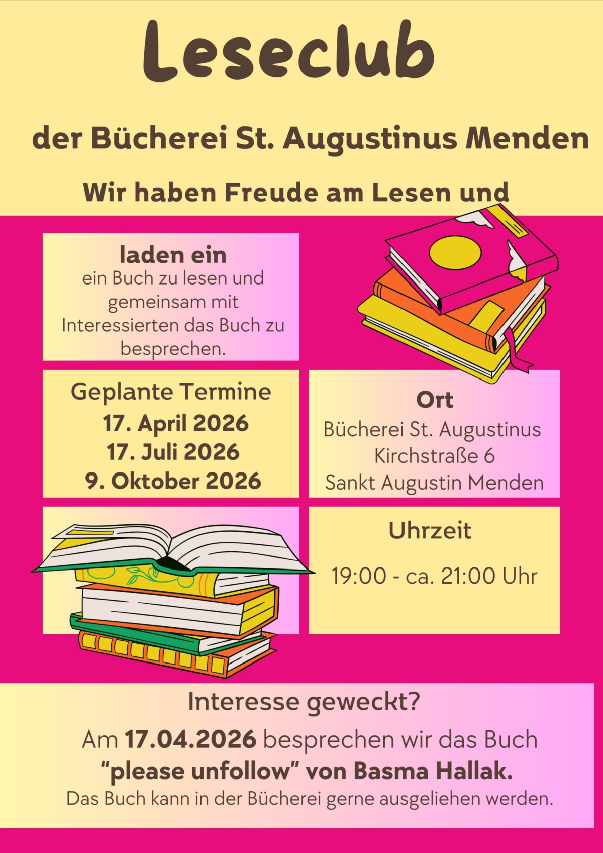 Leseclub April 2026
